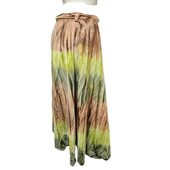 Belma wrap skirt tie dye vintage 90s y2k hippie maxi festival one size - Picture 4 of 6